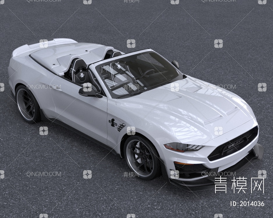 2021款谢尔比SupersnakeSpeedster汽车3D模型下载【ID:2014036】