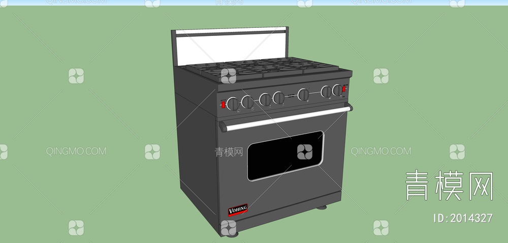 厨房家电 燃气灶SU模型下载【ID:2014327】