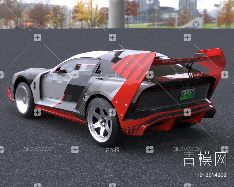 2022款奥迪S1赛车赛车汽车3D模型下载【ID:2014202】