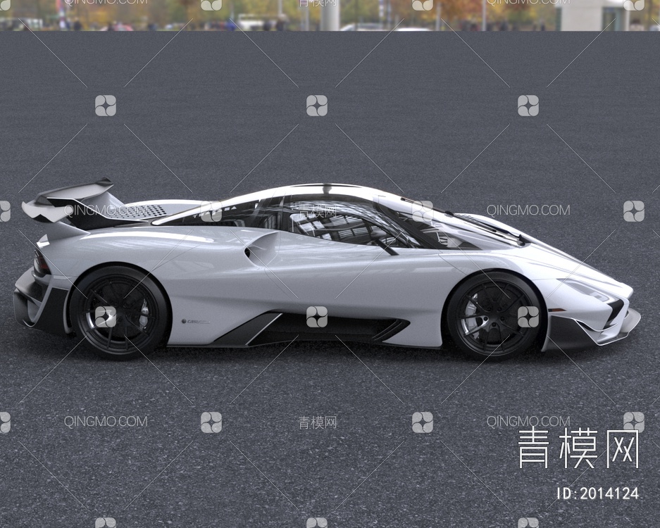 2022款SSCTuataraStriker赛车跑车低配版3D模型下载【ID:2014124】
