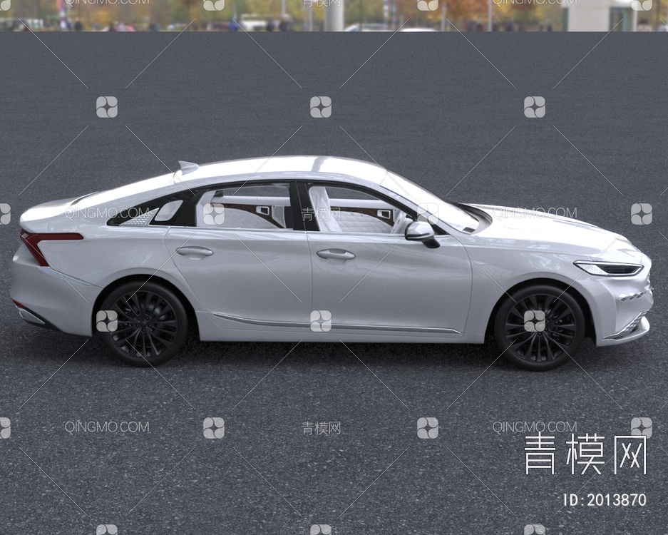 2021款起亚K8汽车低配版3D模型下载【ID:2013870】