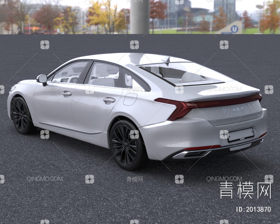 2021款起亚K8汽车低配版3D模型下载【ID:2013870】