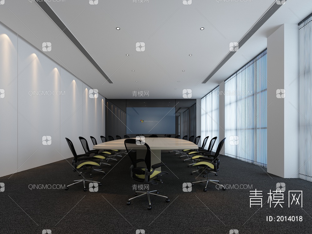 会议室3D模型下载【ID:2014018】