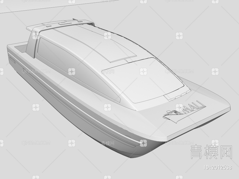 游艇3D模型下载【ID:2012538】