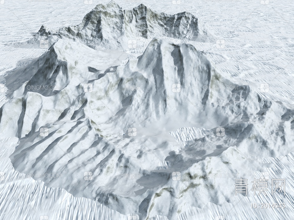 群山山脉3D模型下载【ID:2014043】