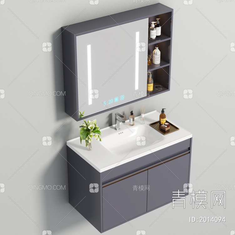 浴室柜3D模型下载【ID:2014094】