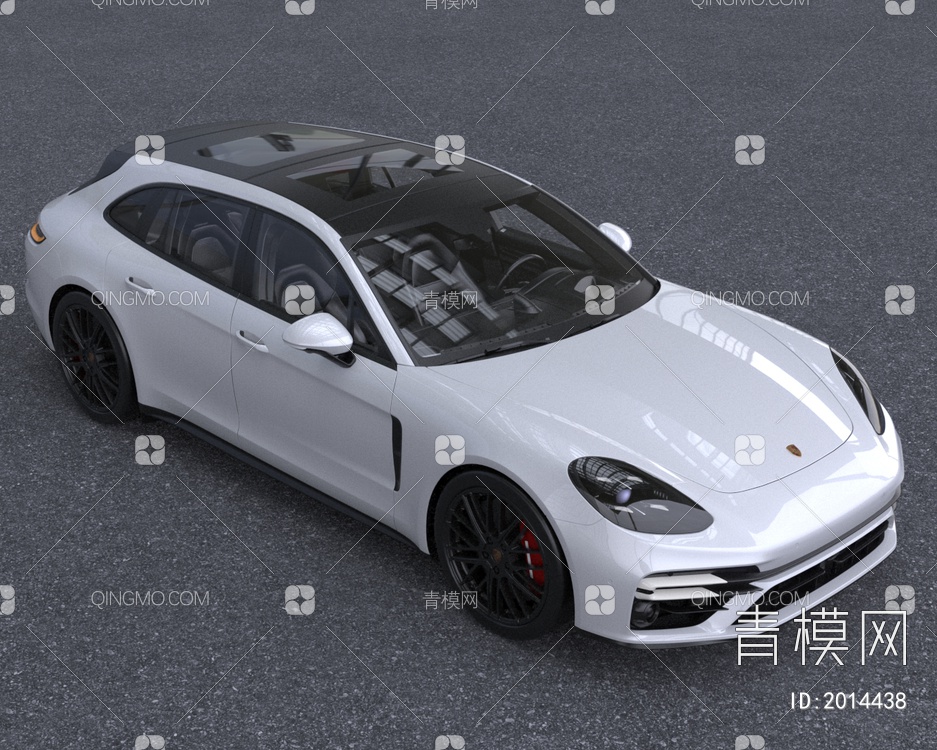 2022款保时捷帕拉梅拉轿车豪车汽车低配版3D模型下载【ID:2014438】