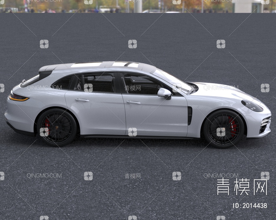 2022款保时捷帕拉梅拉轿车豪车汽车低配版3D模型下载【ID:2014438】