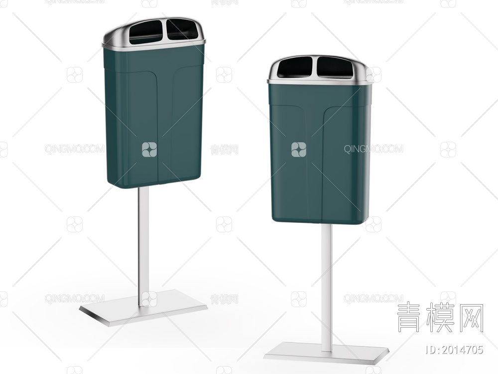 生活用品 户外垃圾桶3D模型下载【ID:2014705】