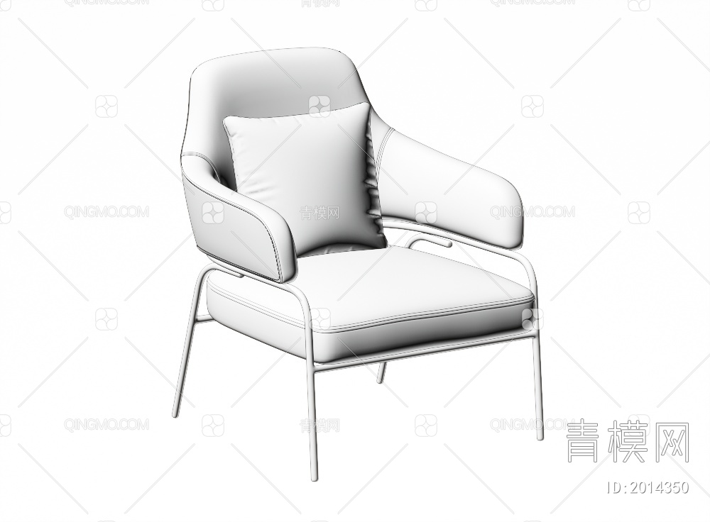 单椅3D模型下载【ID:2014350】