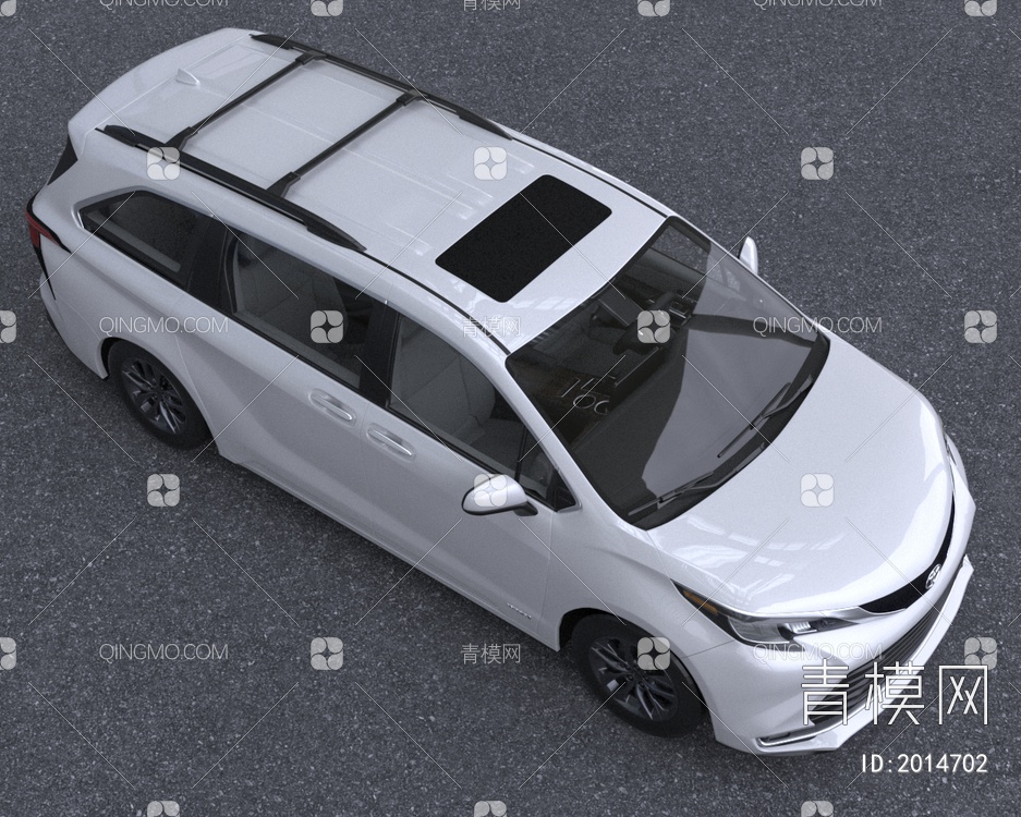 2022款丰田塞纳汽车低配版3D模型下载【ID:2014702】