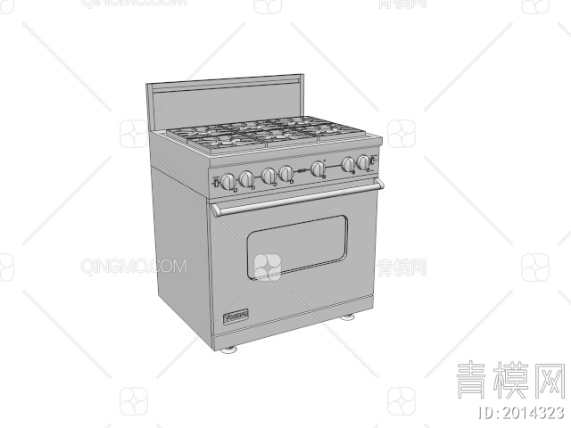 厨房家电 燃气灶3D模型下载【ID:2014323】