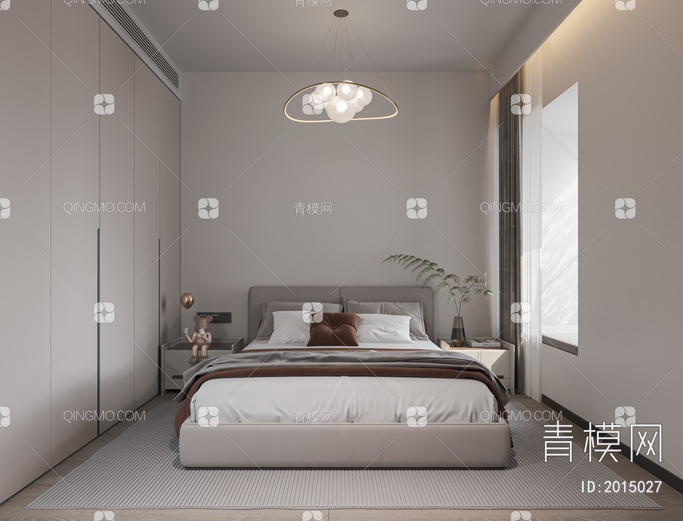 卧室3D模型下载【ID:2015027】