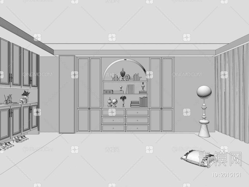 展示酒柜3D模型下载【ID:2015151】