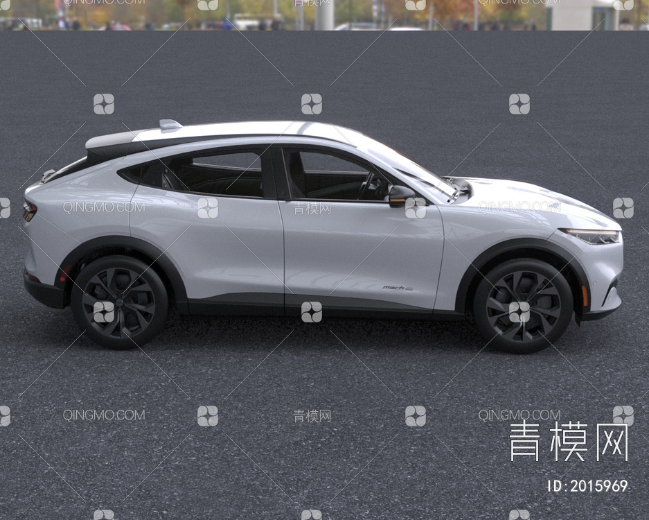 2022款福特野马MachE汽车低配版3D模型下载【ID:2015969】
