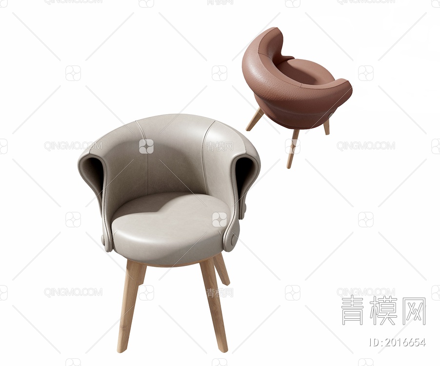 餐椅3D模型下载【ID:2016654】