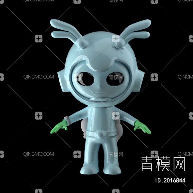 外星人3D模型下载【ID:2016844】