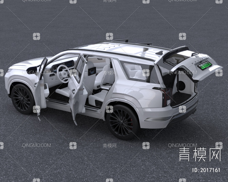 2023款帕里斯帝汽车带内饰版3D模型下载【ID:2017161】