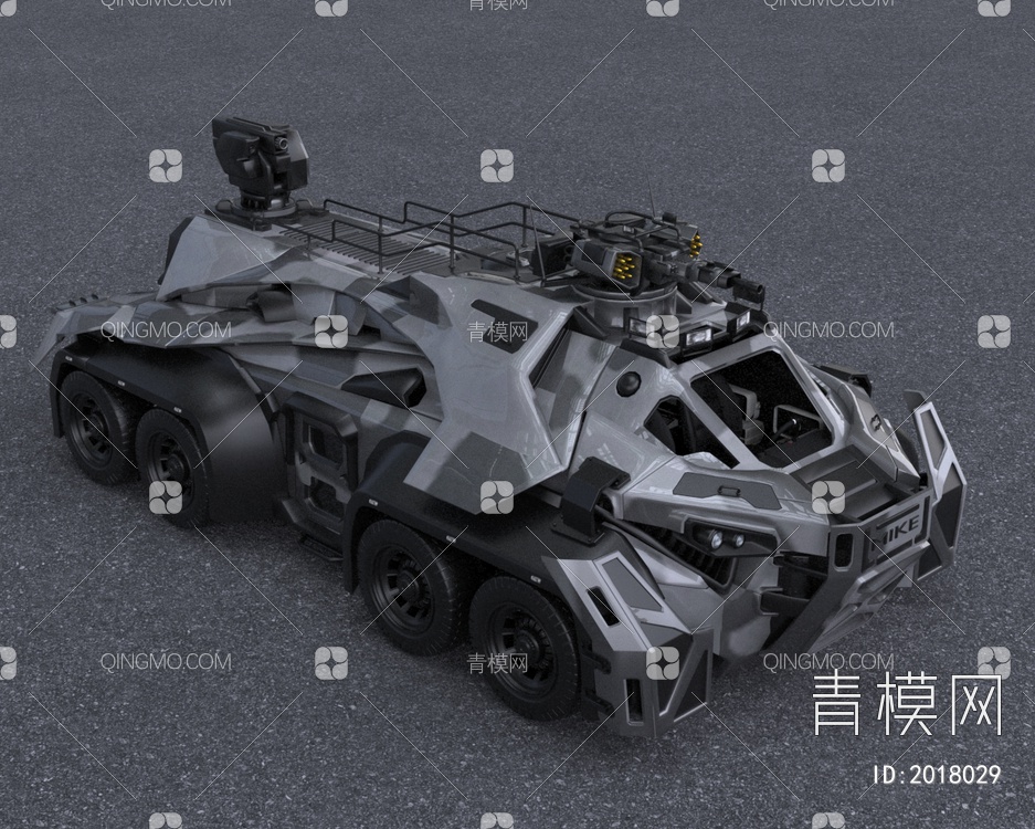 MIKE装甲车3D模型下载【ID:2018029】