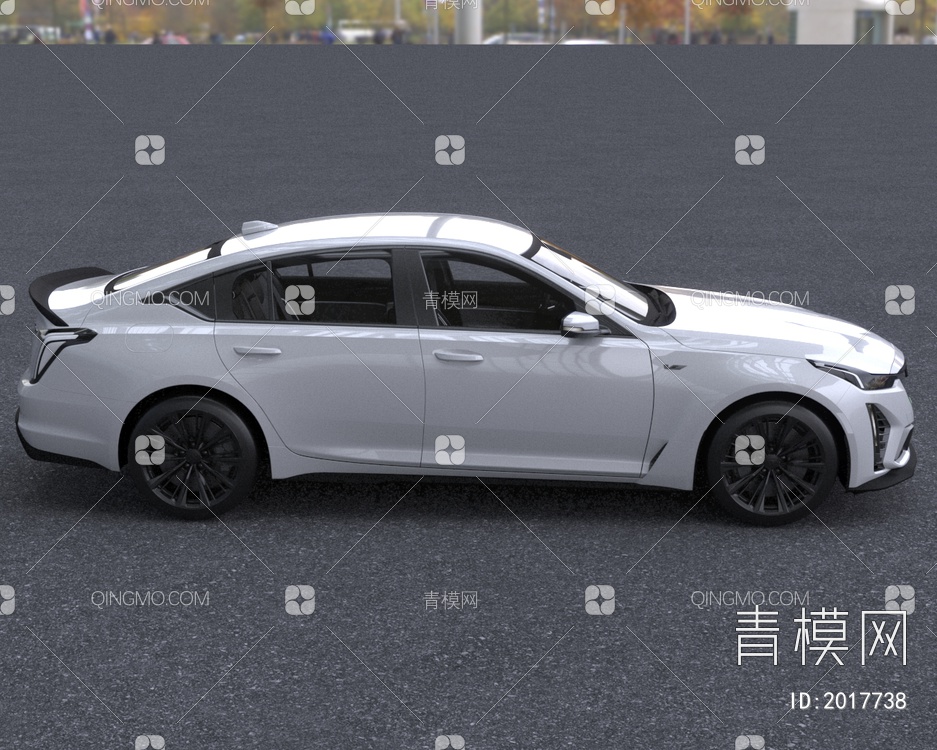 2024款凯迪拉克CT5黑翼汽车3D模型下载【ID:2017738】