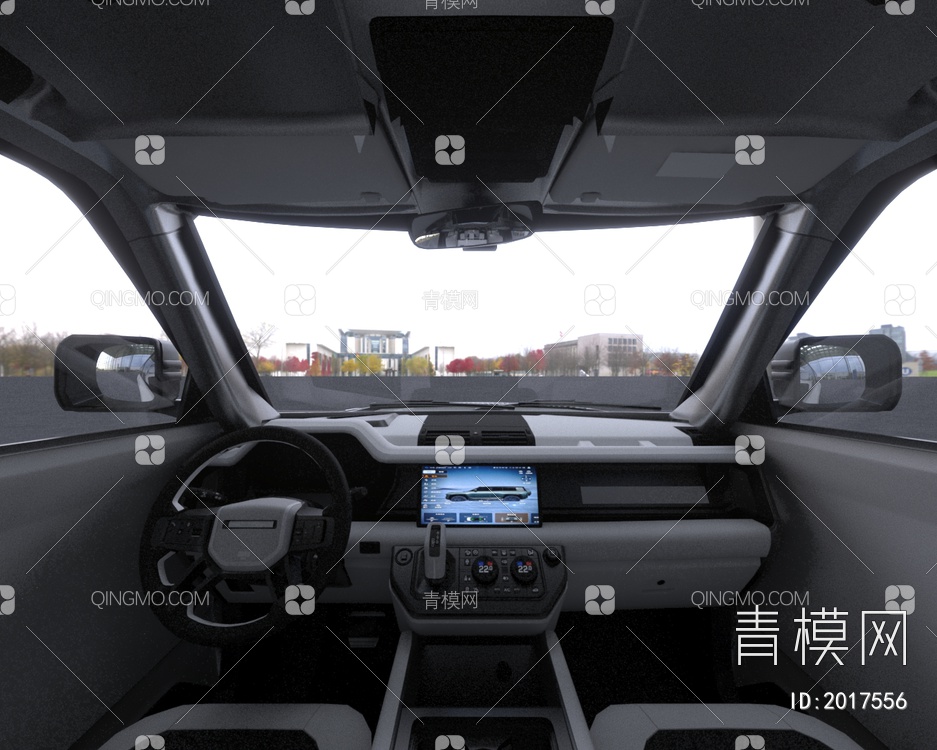 2023款比亚迪仰望U8新能源汽车带内饰版3D模型下载【ID:2017556】