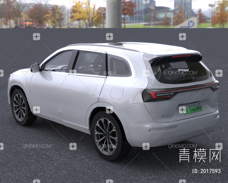 2023款AITO华为问界M7新能源汽车3D模型下载【ID:2017593】