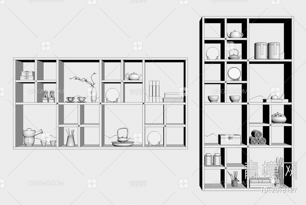 置物架3D模型下载【ID:2018127】