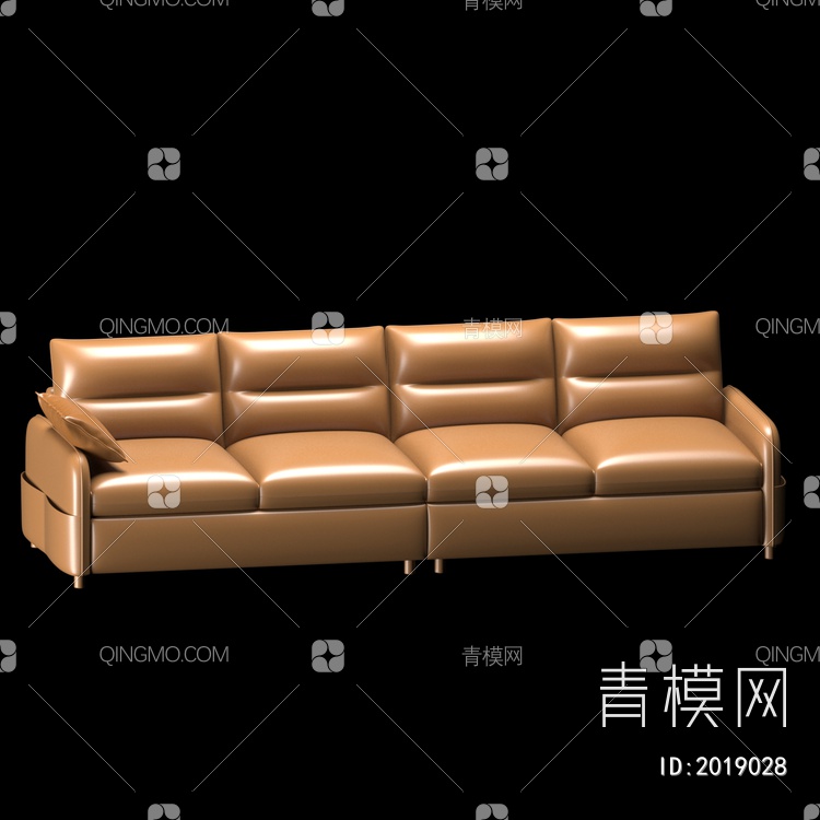 多人沙发3D模型下载【ID:2019028】