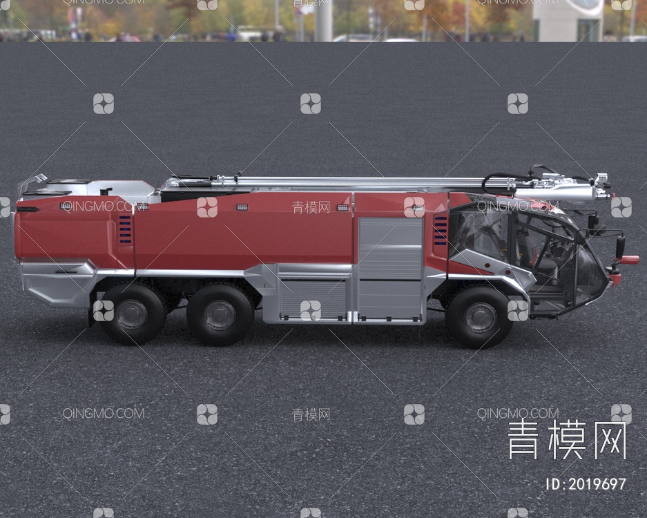 应急救援消防车3D模型下载【ID:2019697】