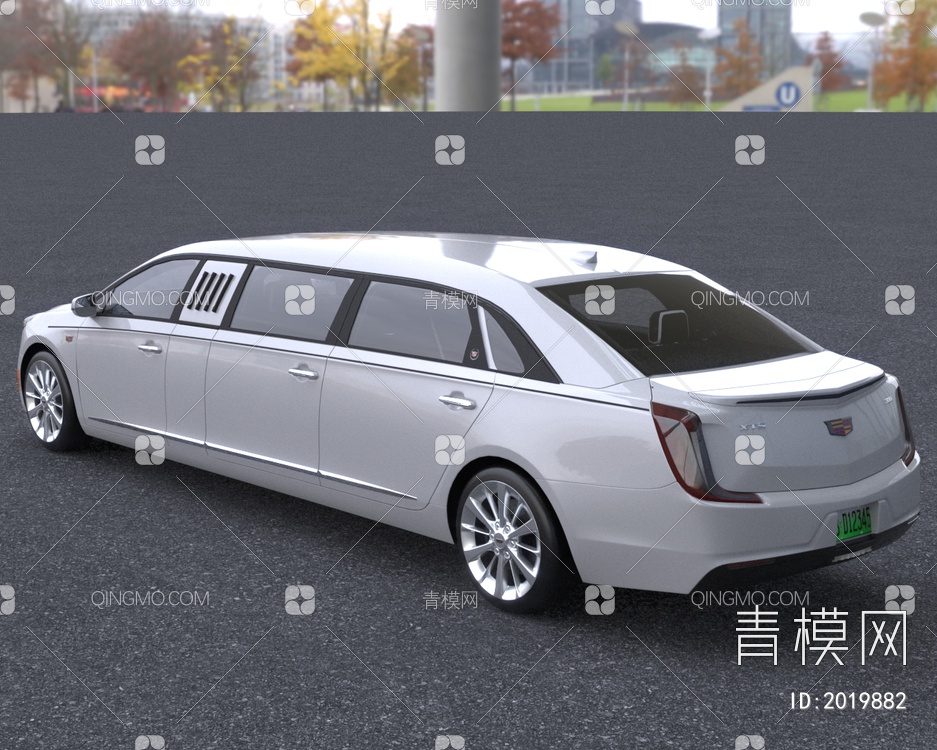 2020款凯迪拉克XTS豪华轿车3D模型下载【ID:2019882】