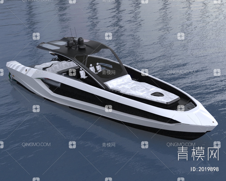 兰博基尼游艇船Tecnomar3D模型下载【ID:2019898】