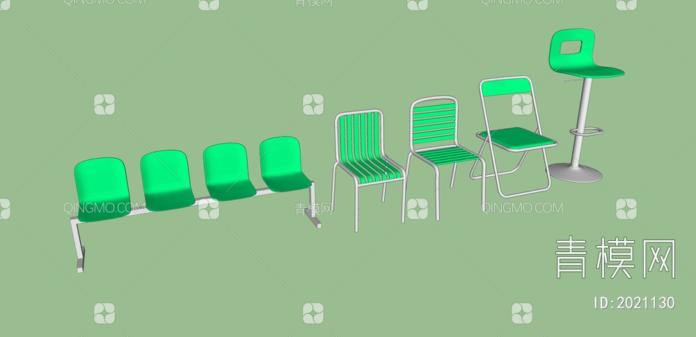 户外家具 椅子SU模型下载【ID:2021130】