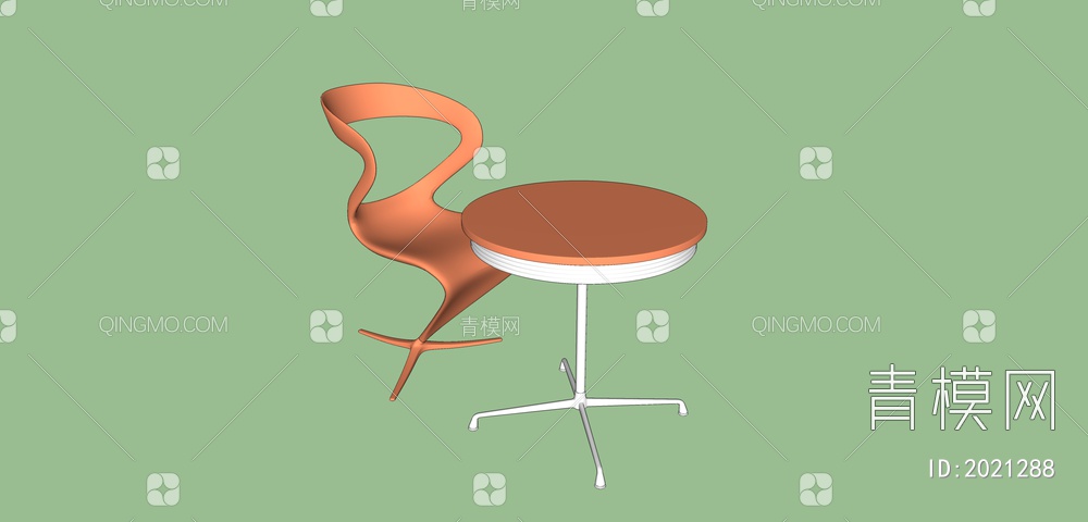 家具 桌椅SU模型下载【ID:2021288】