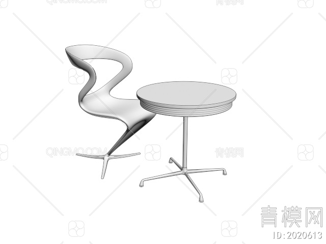 生活家具 桌椅3D模型下载【ID:2020613】