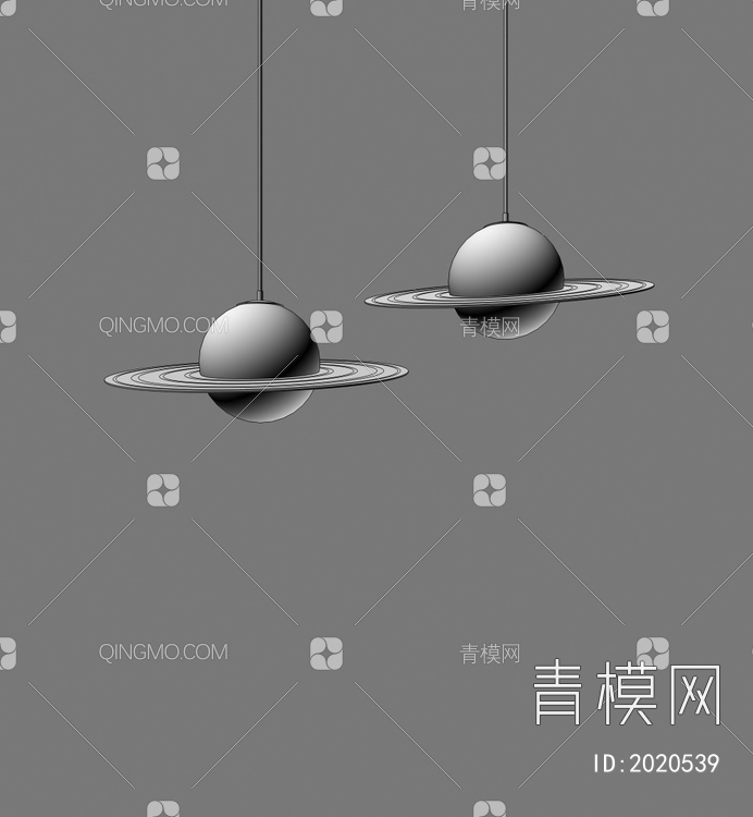 星球吊灯3D模型下载【ID:2020539】