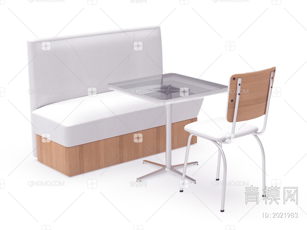 餐桌椅子3D模型下载【ID:2021983】