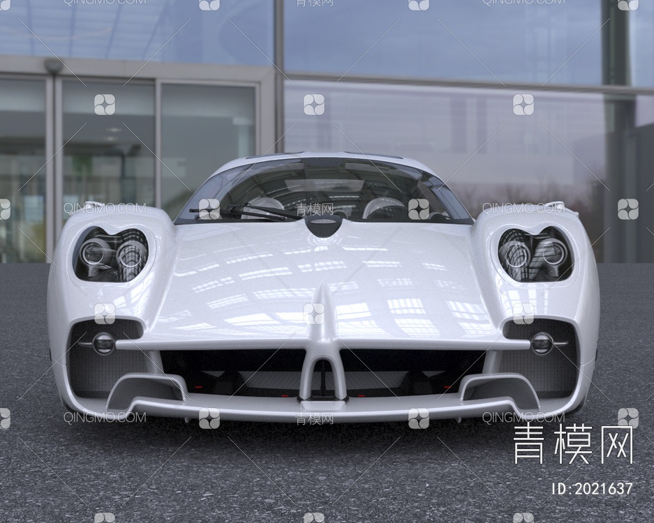 2023款帕加尼乌托邦跑车汽车3D模型下载【ID:2021637】