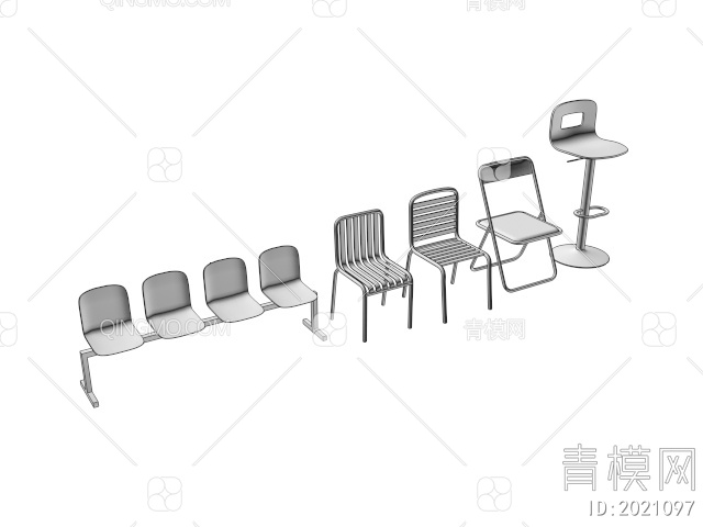 家具 椅子3D模型下载【ID:2021097】