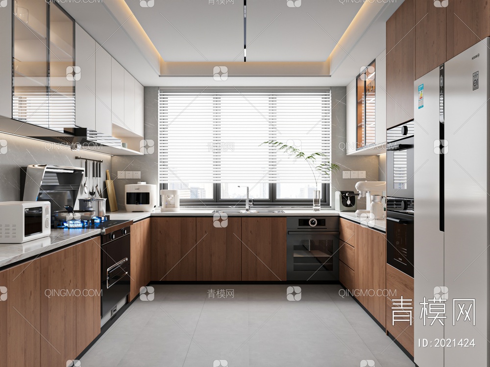 厨房3D模型下载【ID:2021424】