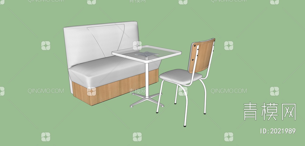 生活家具 餐桌椅子SU模型下载【ID:2021989】