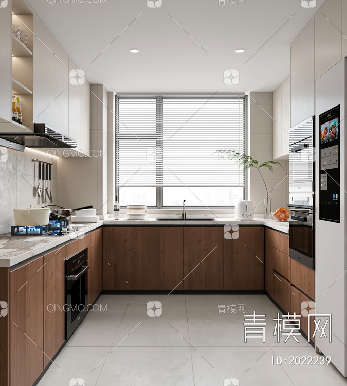 中古厨房3D模型下载【ID:2022239】