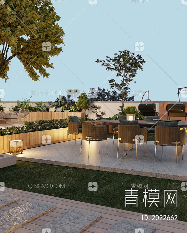 庭院3D模型下载【ID:2022662】
