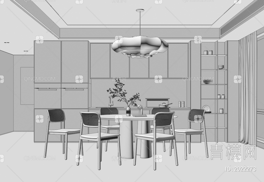餐厅(2014)3D模型下载【ID:2022273】