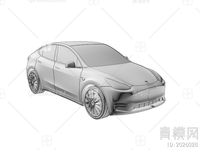 机动车 特斯拉汽车3D模型下载【ID:2026028】