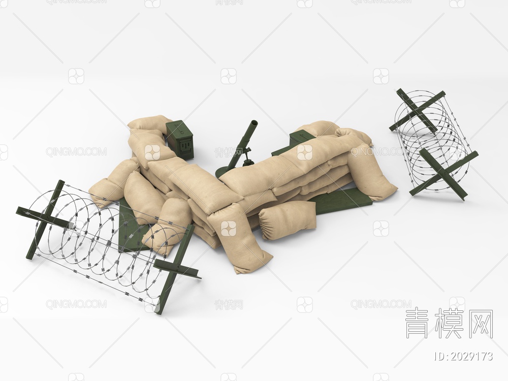 器材 军事设备3D模型下载【ID:2029173】
