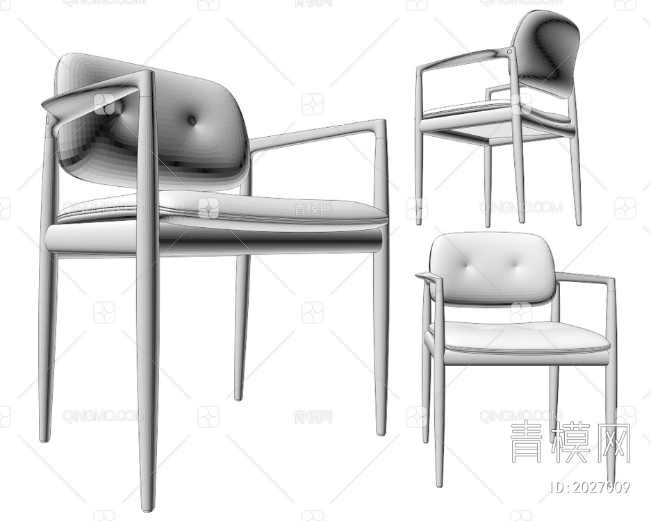 单椅3D模型下载【ID:2027009】
