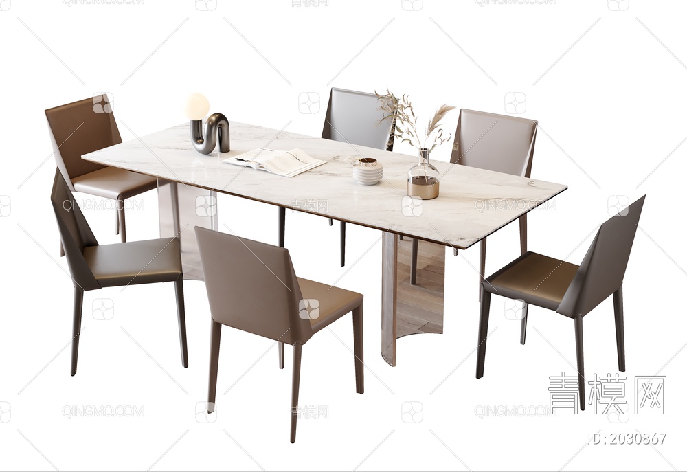 餐桌椅3D模型下载【ID:2030867】