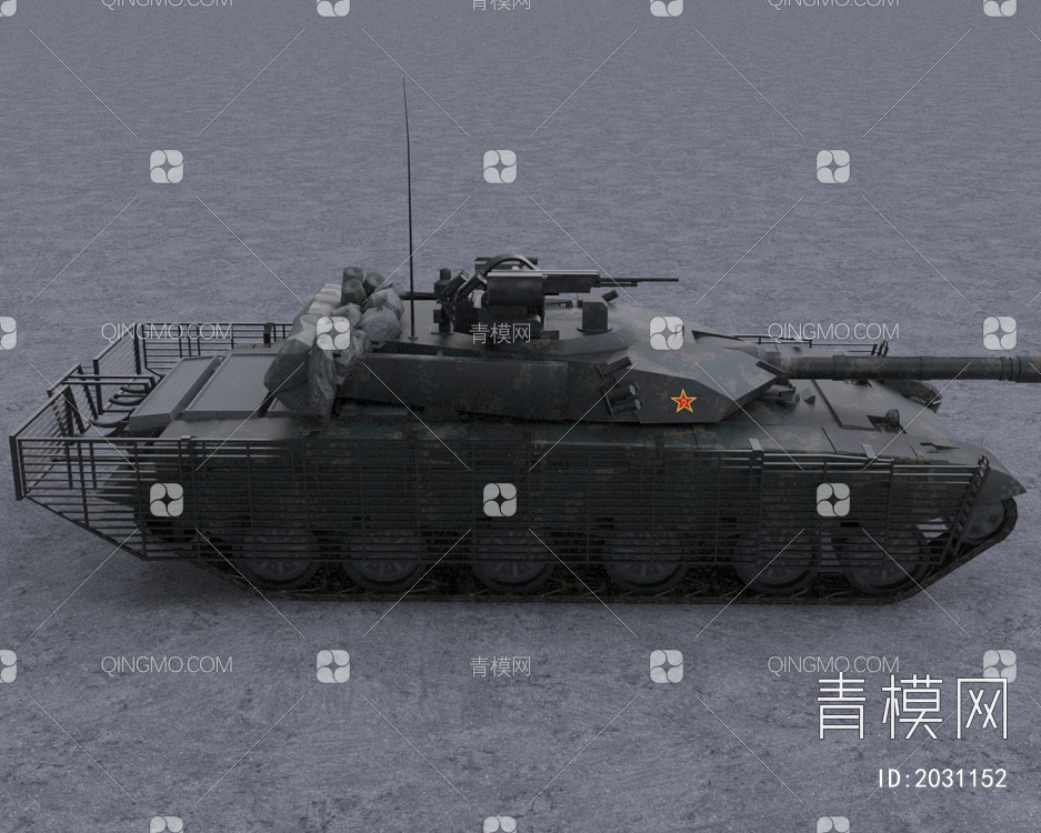 中国人民解放军陆军99式主战坦克3D模型下载【ID:2031152】