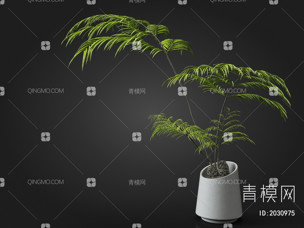 盆栽3D模型下载【ID:2030975】