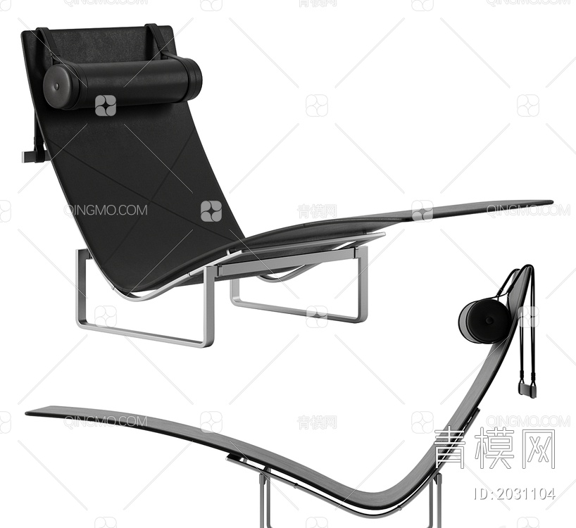 躺椅3D模型下载【ID:2031104】